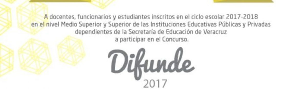 Concurso Difunde 2017