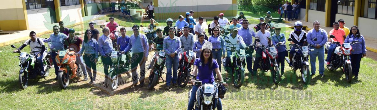 ITESCO organiza carrera de motos en Pajapan