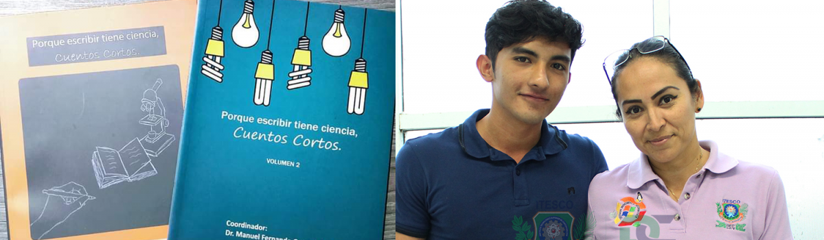 Alumno del ITESCO participa en libro de Cuentos Cortos