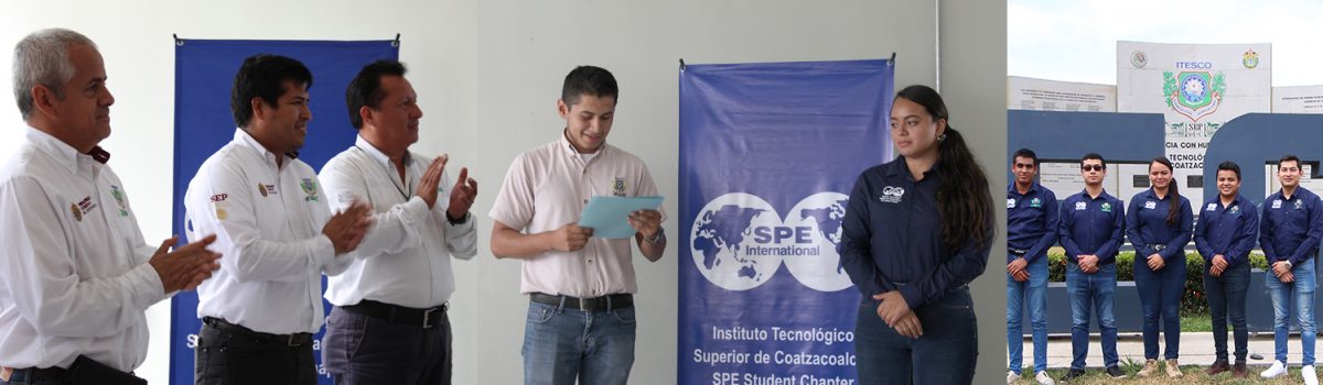 Toma protesta nueva mesa directiva del ITESCO SPE STUDENT CHAPTER