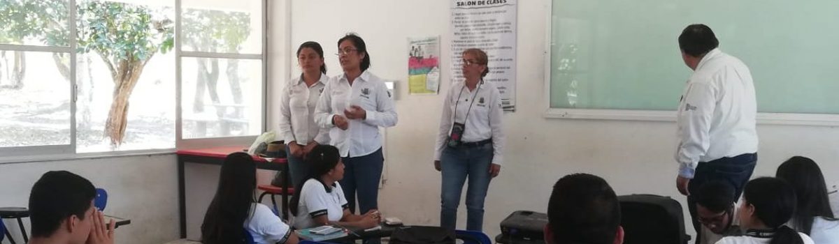 Itesco lleva oferta educativa al Cobaev de Chinameca