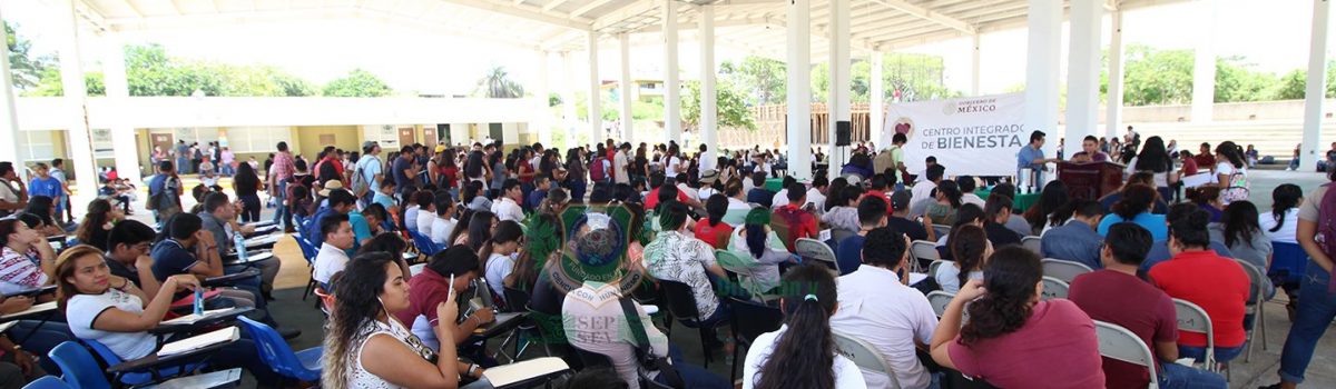 Entregan Becas «Jóvenes Escribiendo el Futuro» en el ITESCO