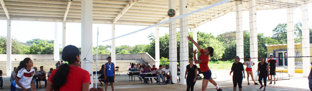 Encuentro de voleibol entre ITESCO vs SOTAVENTO