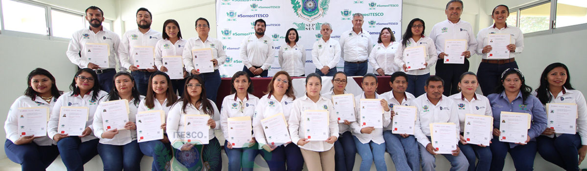 Entrega TecNM campus Coatzacoalcos 34 certificaciones