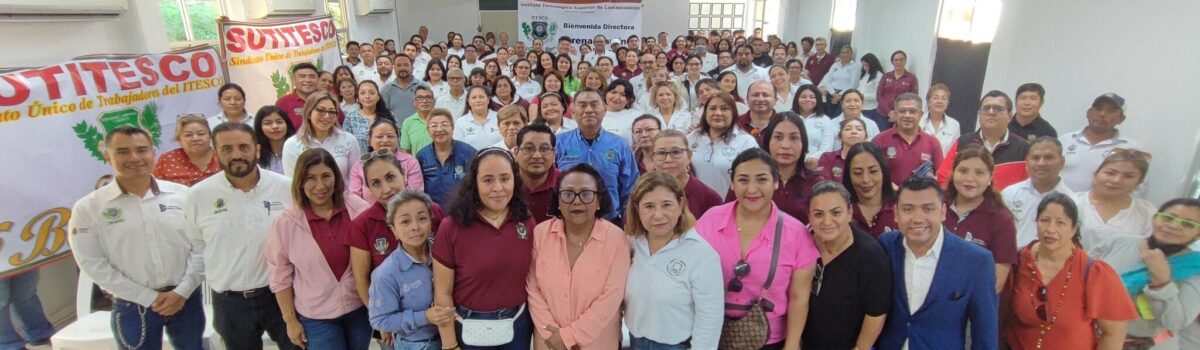 Con gran júbilo fue recibida la Mtra. Lorena Martínez Cabrera, nueva Directora General del Instituto Tecnológico Superior de Coatzacoalcos – ITESCO