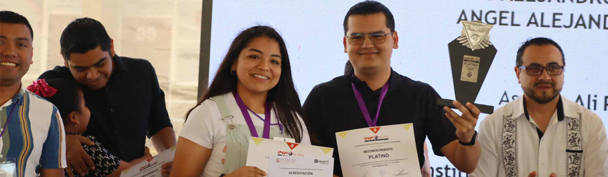 Gana ITESCO tres Bronces, dos Platas, dos Oros y un Platino en INFOMATRIX Veracruz-Sur