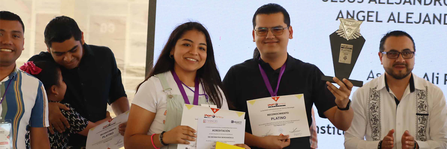 Gana ITESCO tres Bronces, dos Platas, dos Oros y un Platino en INFOMATRIX Veracruz-Sur