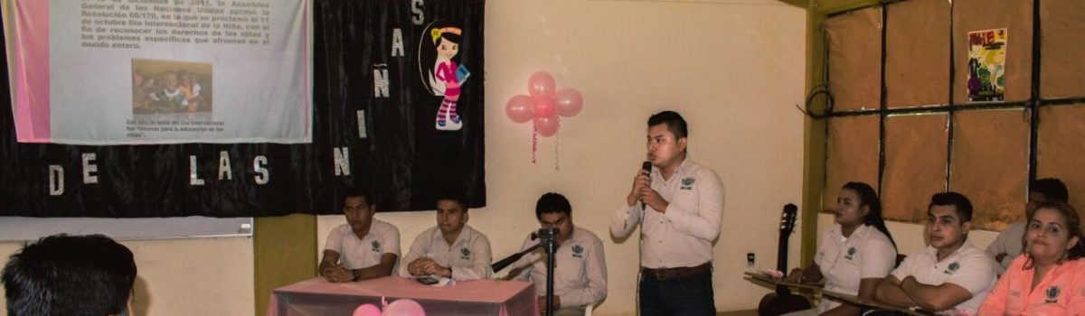 Celebran El Día de la Niña en ITESCO Pajapan