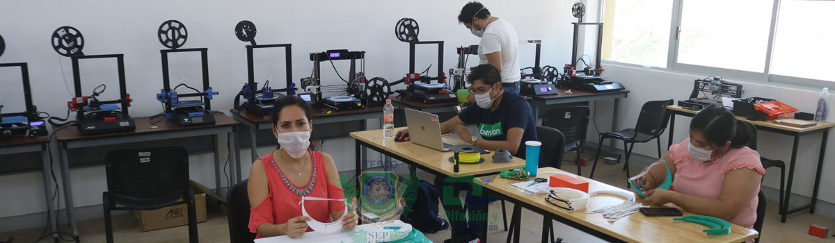 Entrega Diputada, Tania Cruz, impresoras 3D en TecNM Campus Coatzacoalcos