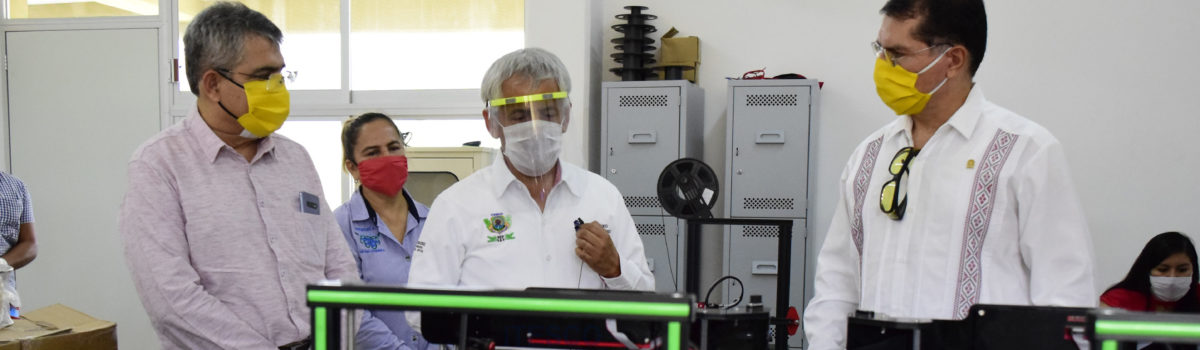 Alcalde de Coatzacoalcos entrega 9 impresoras 3D al TecNM campus Coatzacoalcos