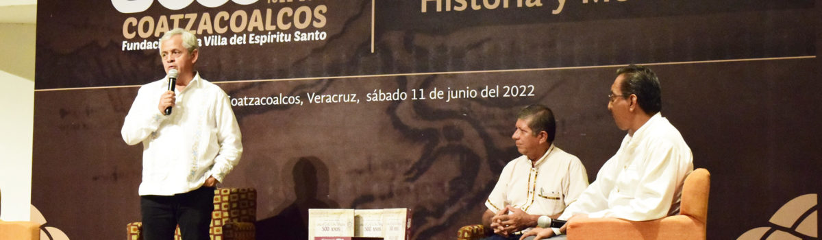 Director de ITESCO participó como panelista en la presentación del libro de los 500 años de fundación de Coatzacoalcos
