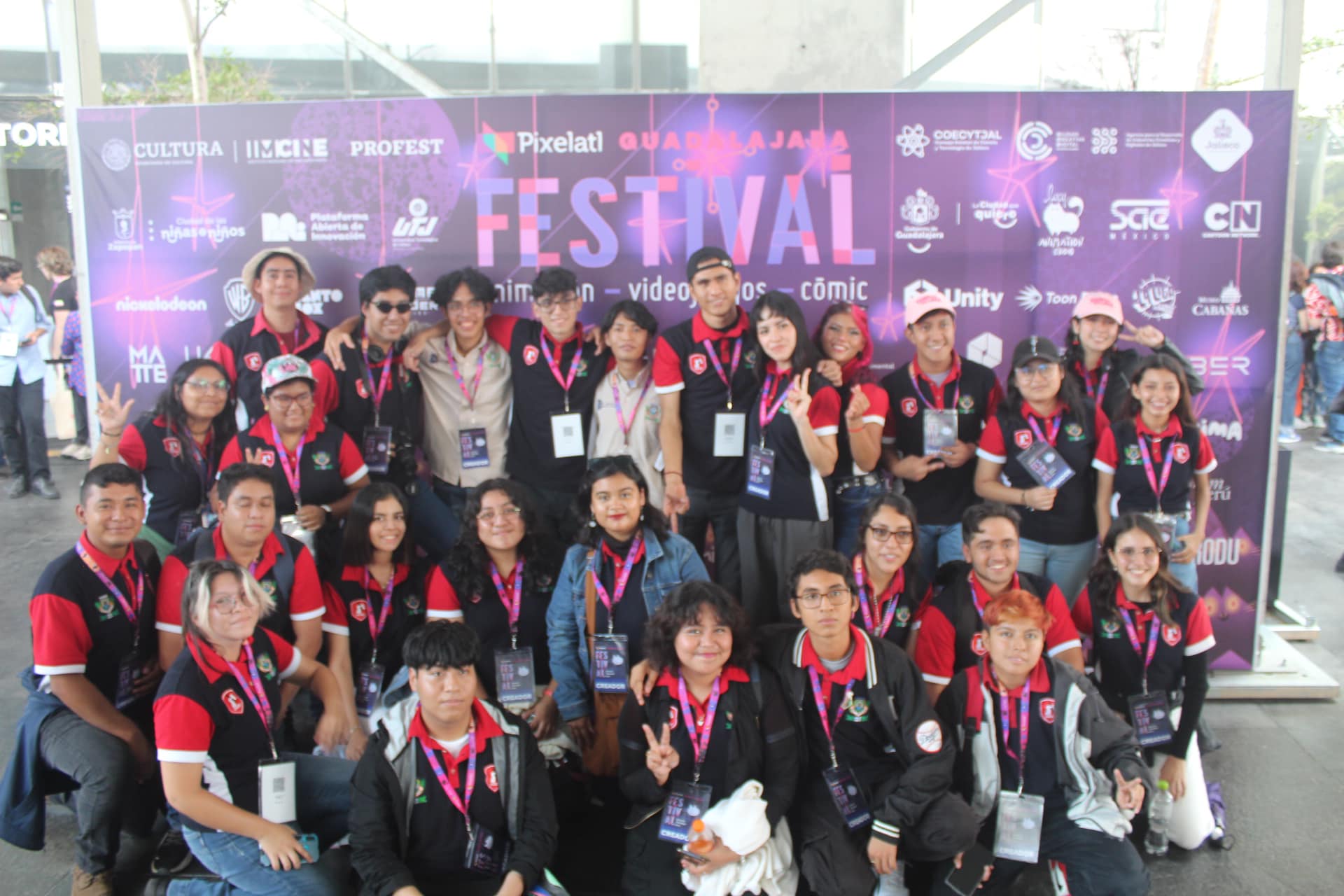 Estudiantes de Animación Digital y Efectos Visuales asisten al Festival de Pixelatl en Guadalajara