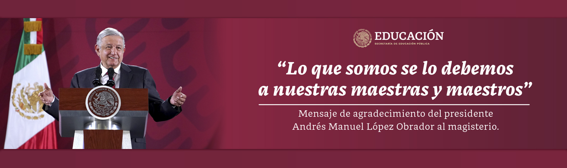 📢 ¡Atención! Mensaje especial del presidente Andrés Manuel López Obrador para maestras y maestros